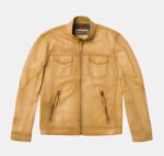 Butterfly Distressed Soft Leather Jacket