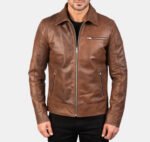 Vintage Horizon Brown Sheep Leather Jacket
