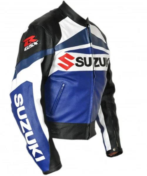 Riders Armor GSXR BlueBlade Racing Leather Jacket