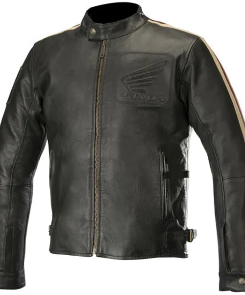 Honda Retro Vintage Motorcycle Jacket Riders Armor