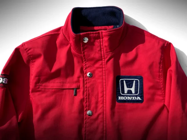 1989 Honda Grand Prix Racing Team Twill Jacket Riders Armor - Image 8