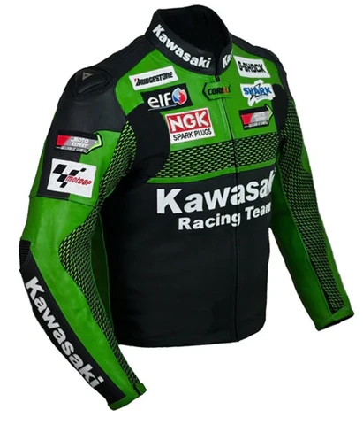 Riders Armor GreenStorm Racing Leather Jacket - Image 3