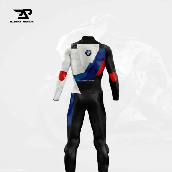 Alpino Ultra-BMW White Racing Leather Suit - Image 2