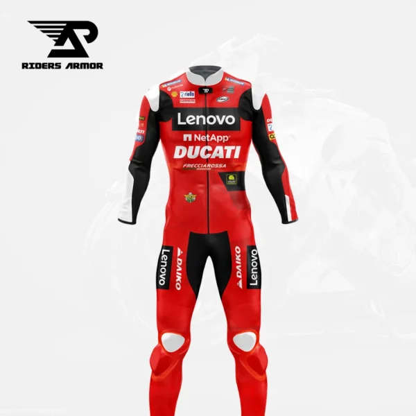 Francesco Bagnaia Ducati Biker Racing Leather Suit