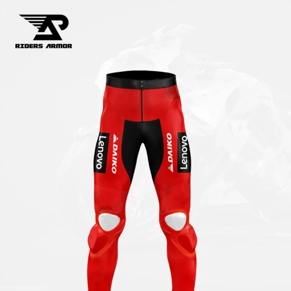 Francesco Bagnaia Ducati Biker Racing Leather Suit - Image 4