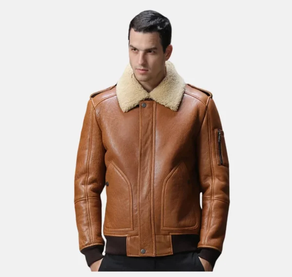 Skyward B3 Airforce Sheepskin Bomber Jacket