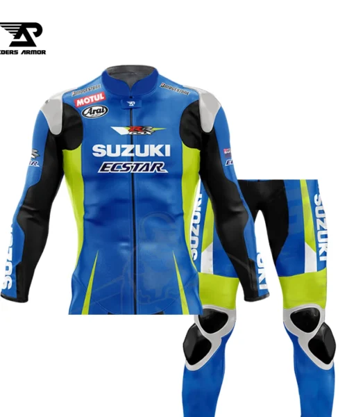 Suzuki Maverick Vinales 2015 Motorcycle Leather Suit