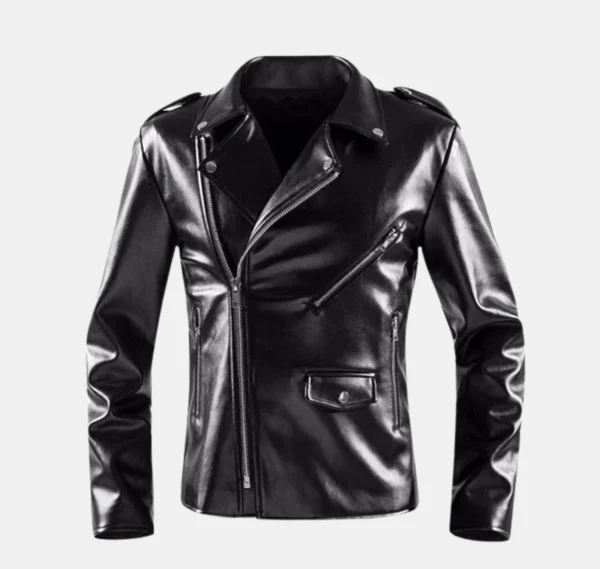 Velox Premium Lambskin Soft Biker Jacket - Image 2