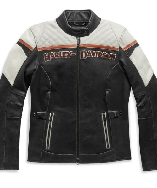 Riders Armor Women’s Triple Vent Harley Leather Jacket