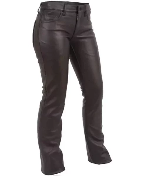 Riders Armor Low Key Women’s Low-Rise Leather Jeans