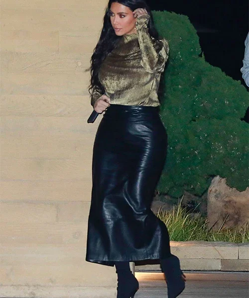 Riders Armor RebelIcon Kim Kardashian Leather Skirt