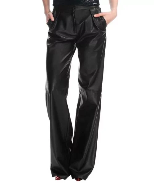 Riders Armor Retro Flare Women’s Leather Bell Bottom Pants